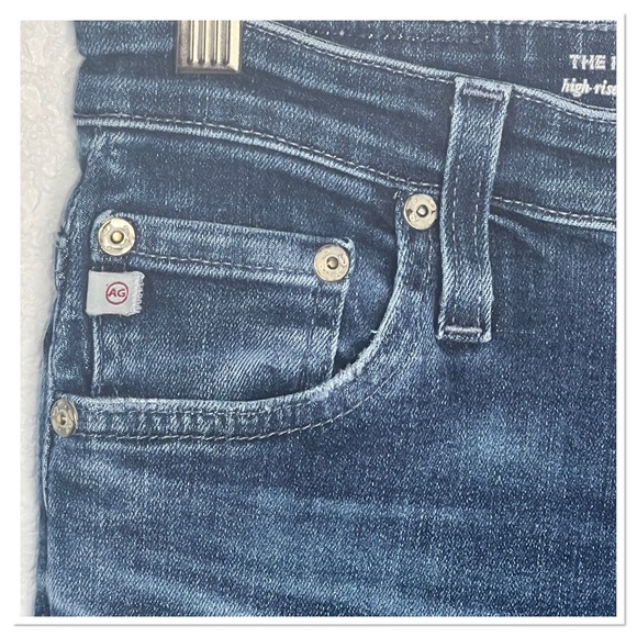 AG Adriano Goldschmied The Isabelle High Rise Straight Crop Sz 27R - Picture 3 of 15